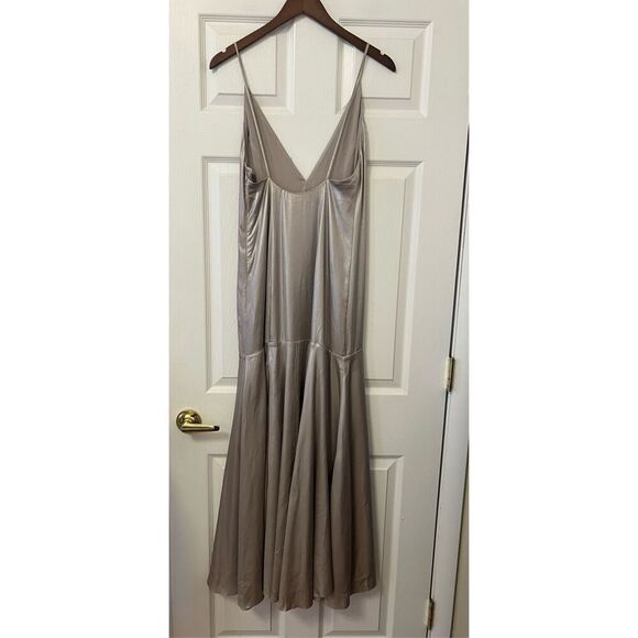COS METALLIC SLIP DRESS - Picture 7 of 16